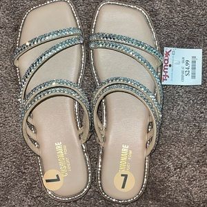 Size 7 sandals, never worn